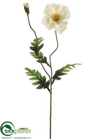 Silk Plants Direct Poppy Spray - Talisman - Pack of 12