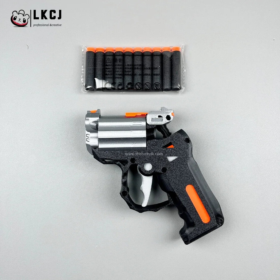 3D Printed Semi-Automatic Revolver