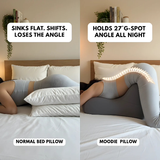 The Pillow That Makes Her Grip The Sheets