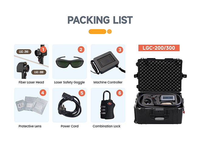 Handheld HD Laser Derusting Instrument