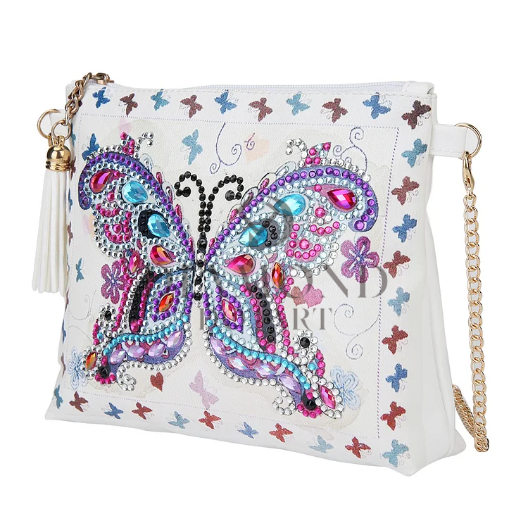 DIY Diamond Painting Leather Bag - Big Butterfly