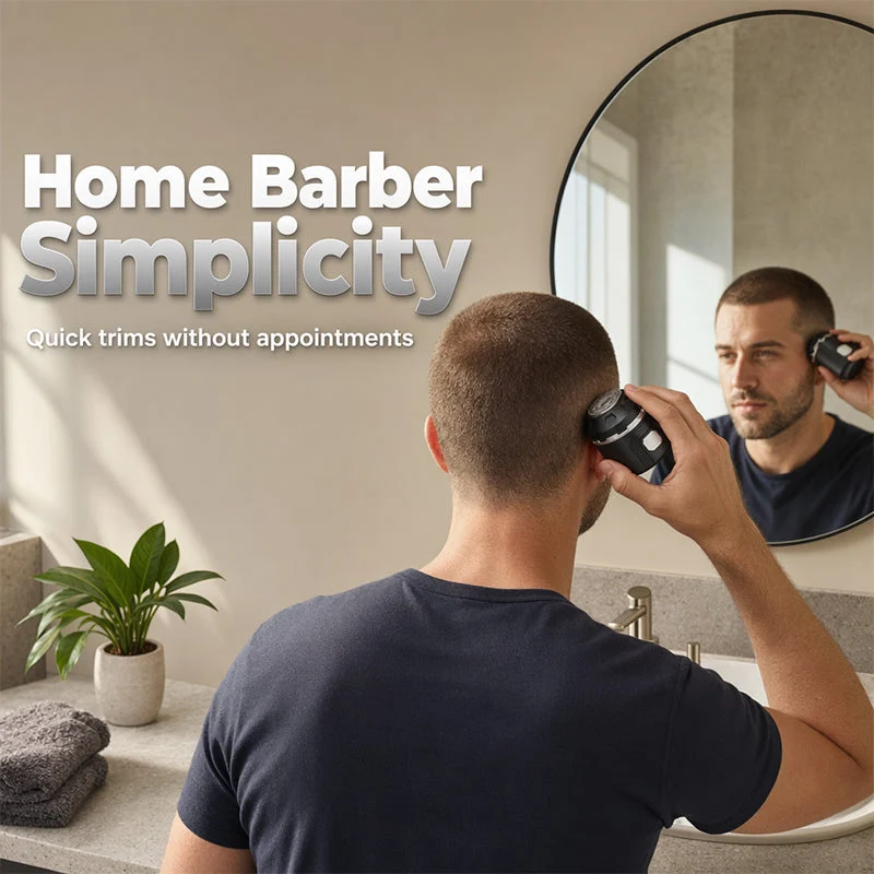 🥳2026 HOT SALE🥳💞50K+ SOLD!💈💪 50% OFF! Men‘s Electric Head Shaver – Stainless steel blades, ergonomic self‑haircut design. 6hr battery, compact & portable. DIY buzz cut at home! ⚡✨