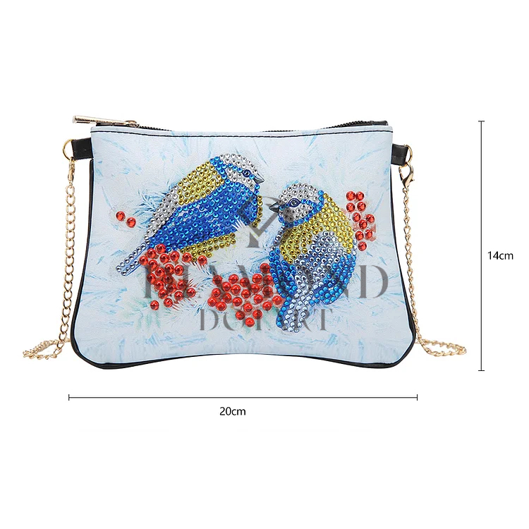DIY Diamond Painting Leather Bag - Little Bird