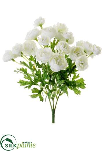 Silk Plants Direct Ranunculus Bush - Violet Orchid - Pack of 12
