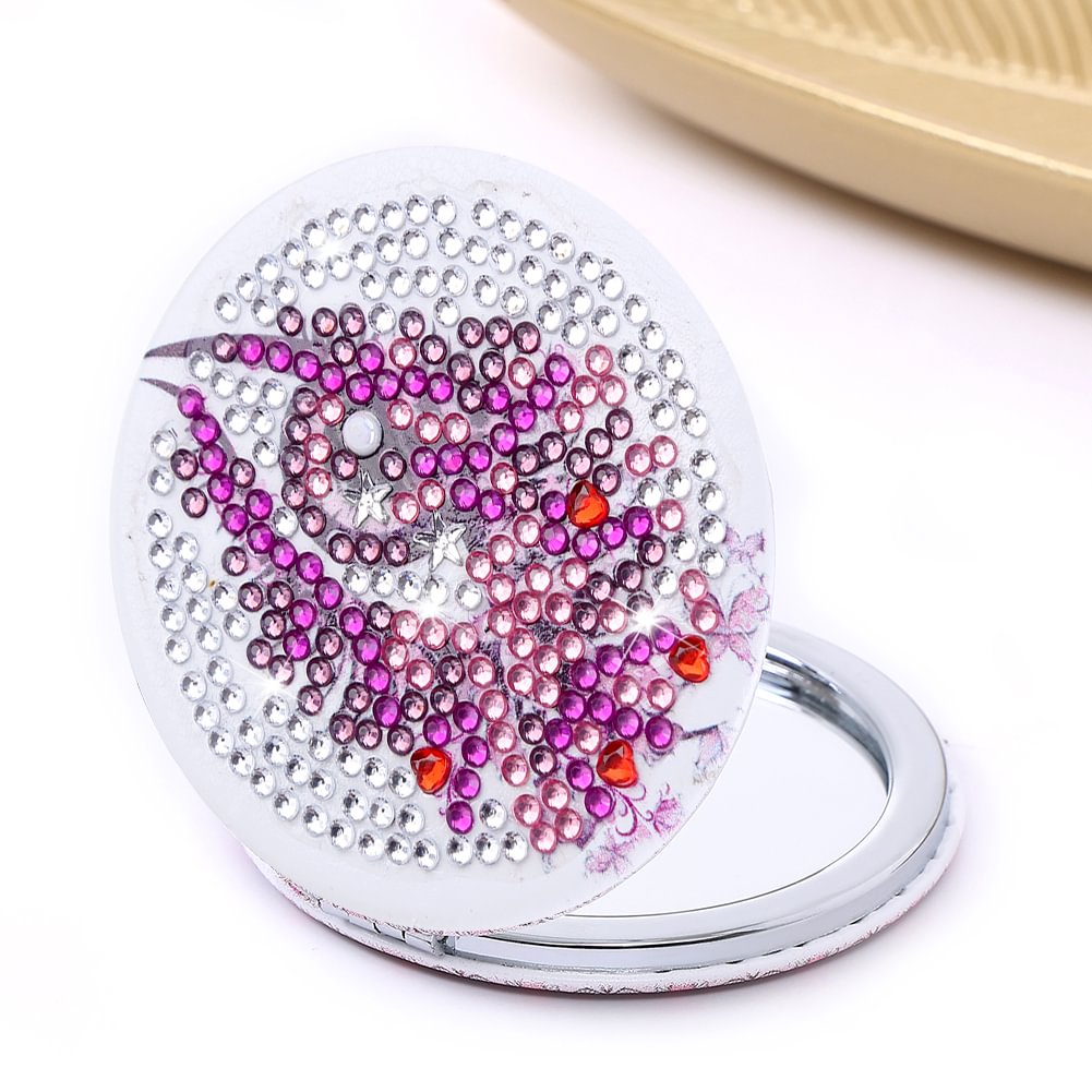 DIY Diamond Painting Compact Mirror - Eye