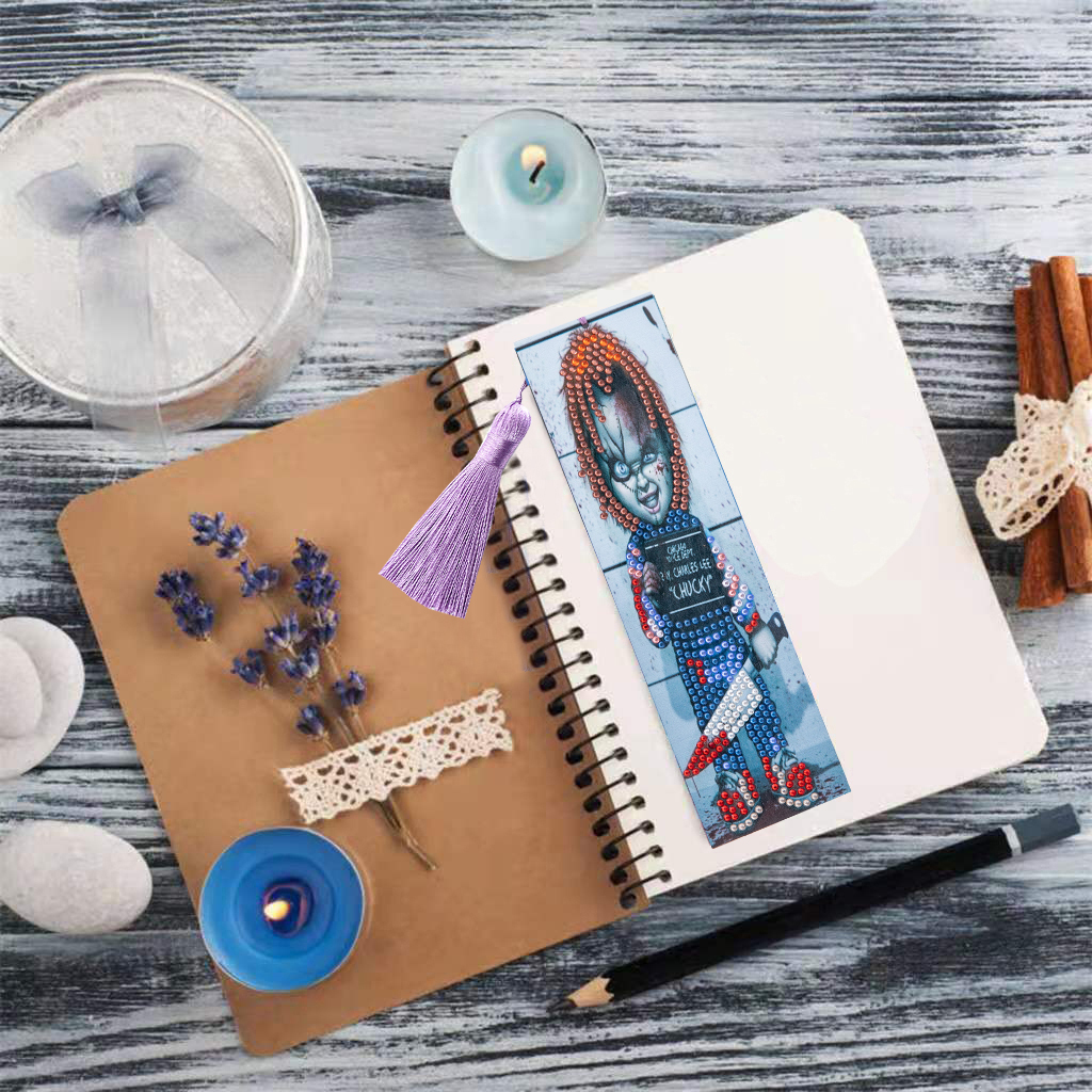 DIY Diamond Painting Bookmarks - Chocky