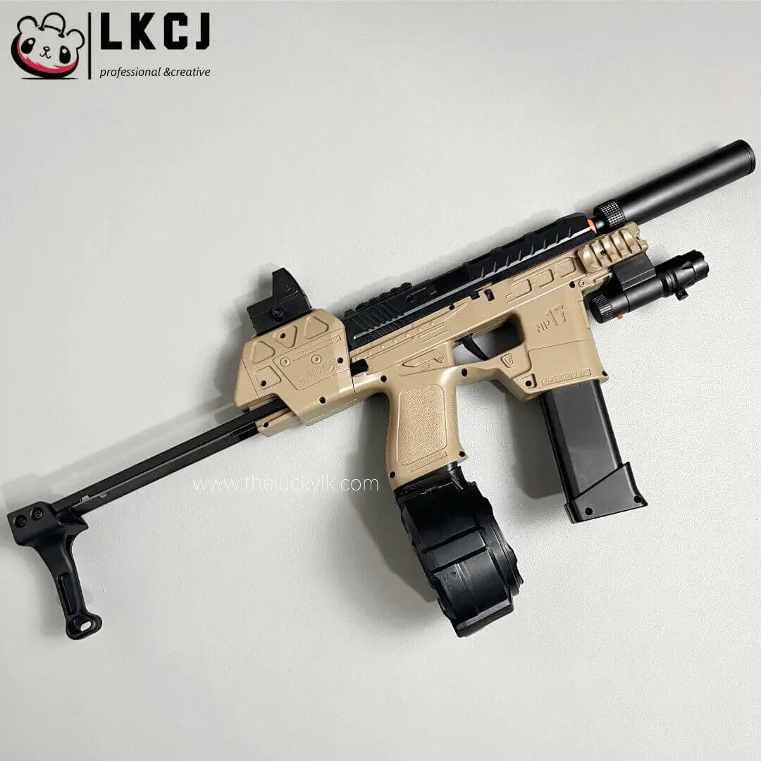 Mp17 Gel Blaster With Metal Stock, Metal Rail