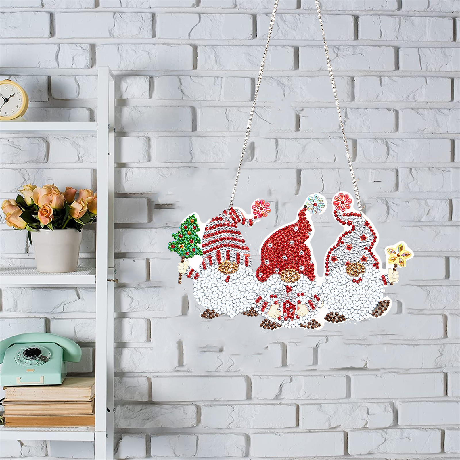 DIY Diamond Painting Wall Hanging - Santa Claus