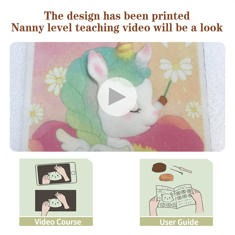 Feltedjoy - Mythical Creature Needle Felting Kit - The Nine-Colored Deer
