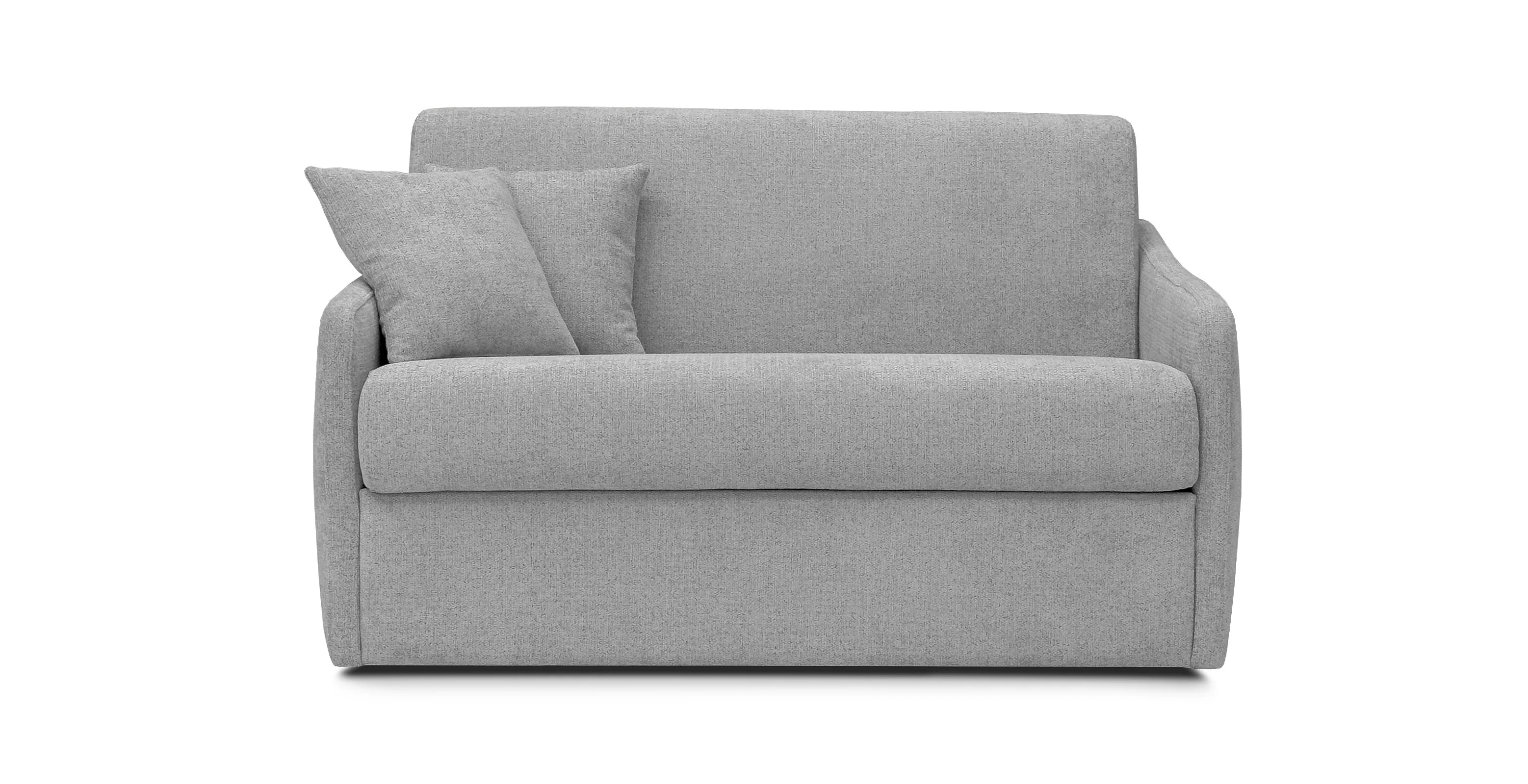 QUIBERON - Fauteuil convertible 100 x 190 cm - Velours texturé