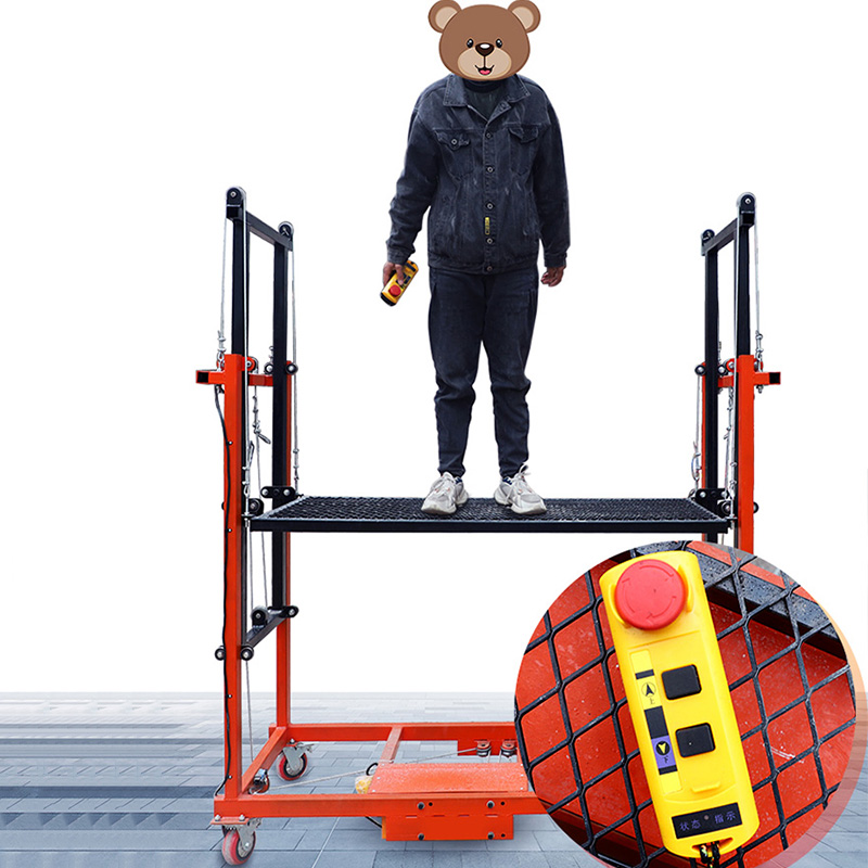 🔥Today's Specials🎉Foldable Electric Scaffolding Lift Platform for Home Use (500kg Load)