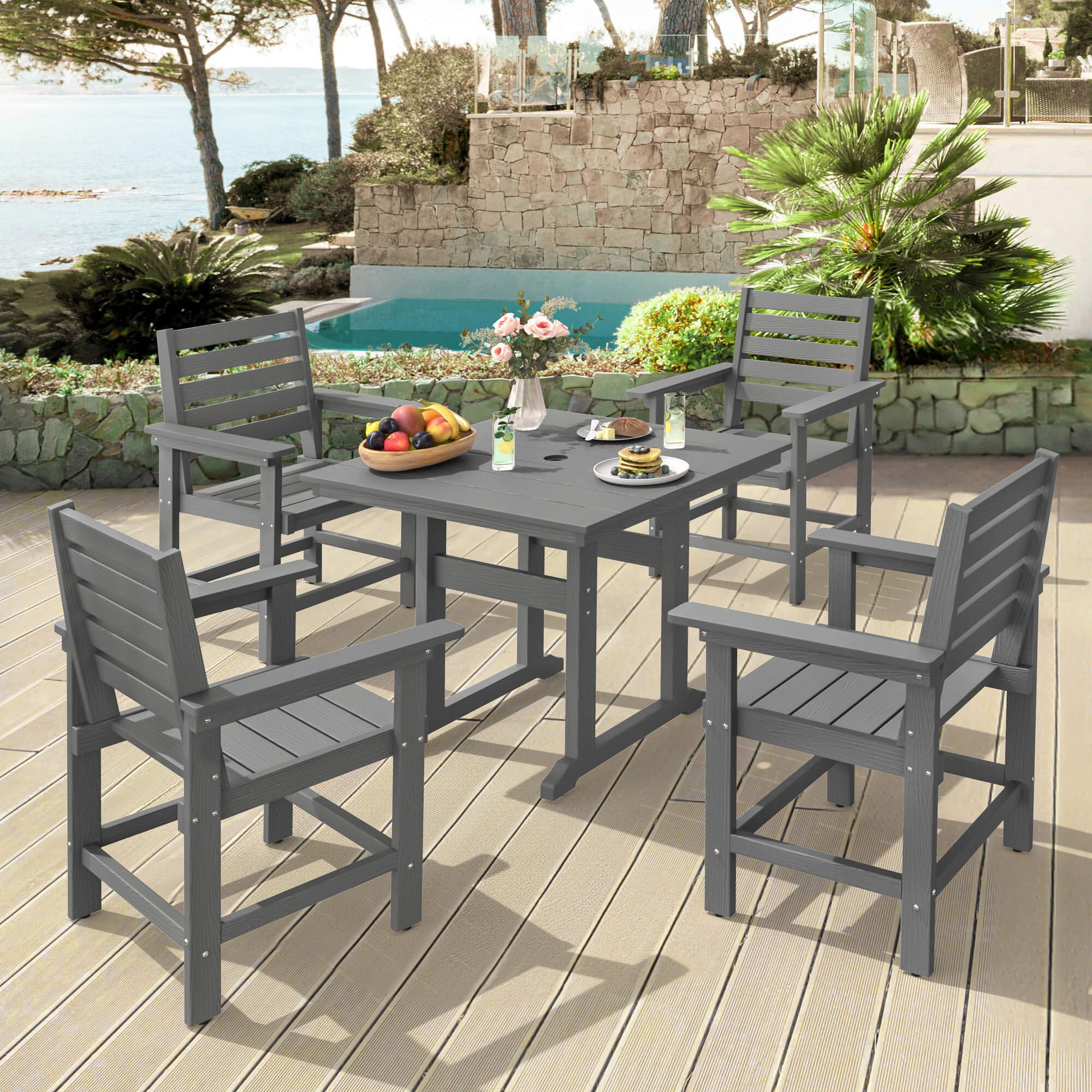 Coachella Outdoor Dining Table And Chair