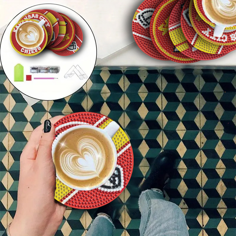 DIY San Francisco Diamond Painting Coasters