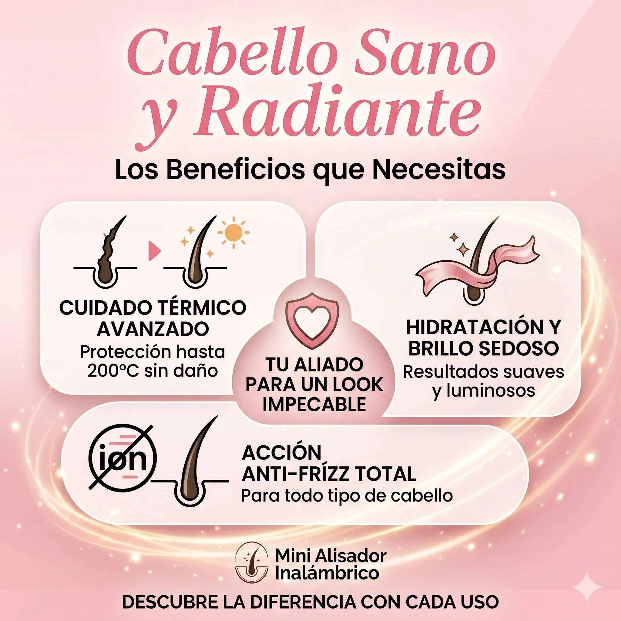 Mini Peine Plancha Alisadora Portátil🌟✨