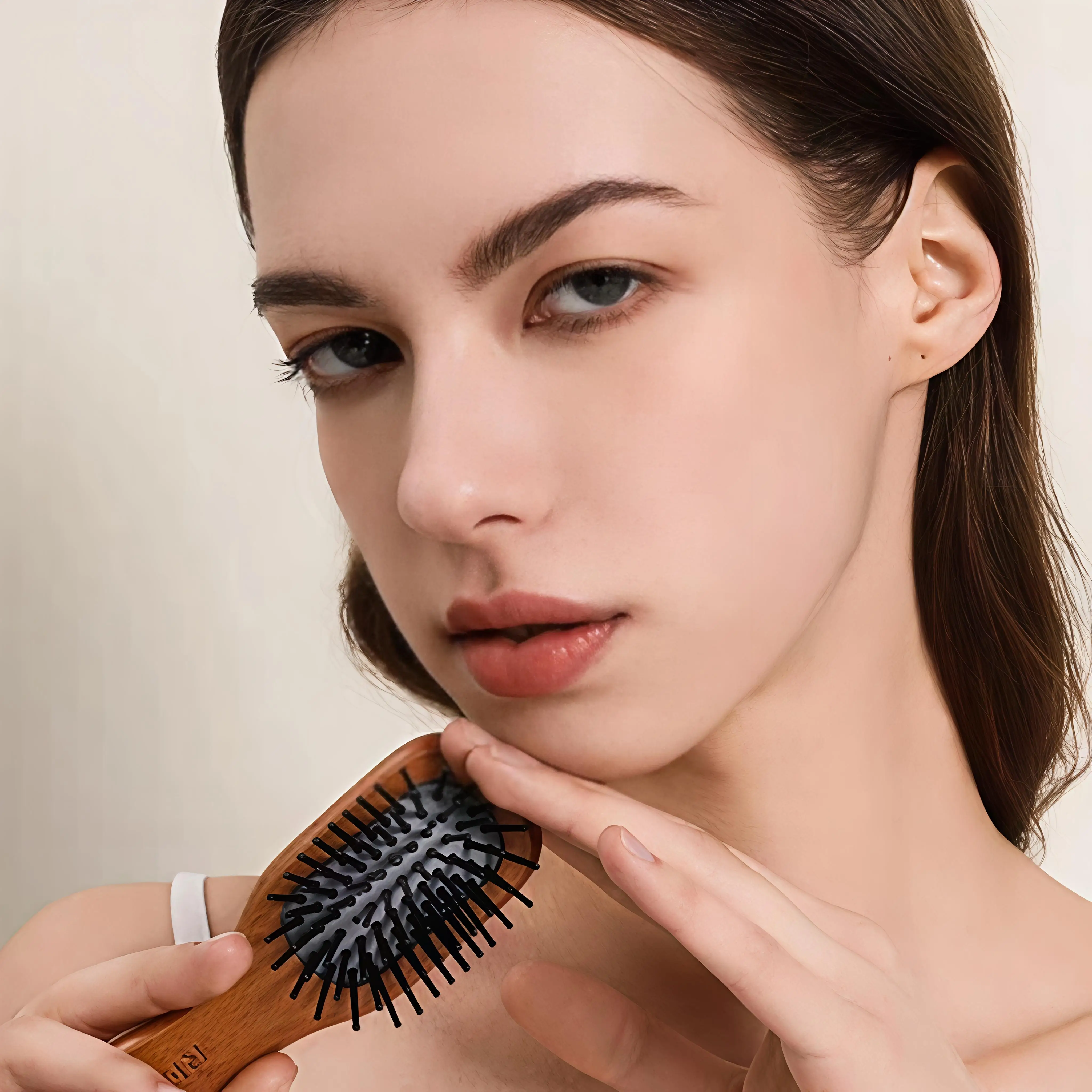 KENT ENGLAND Luxury Bristle Grooming Brush | Head Spa & Detangling (Travel Size)