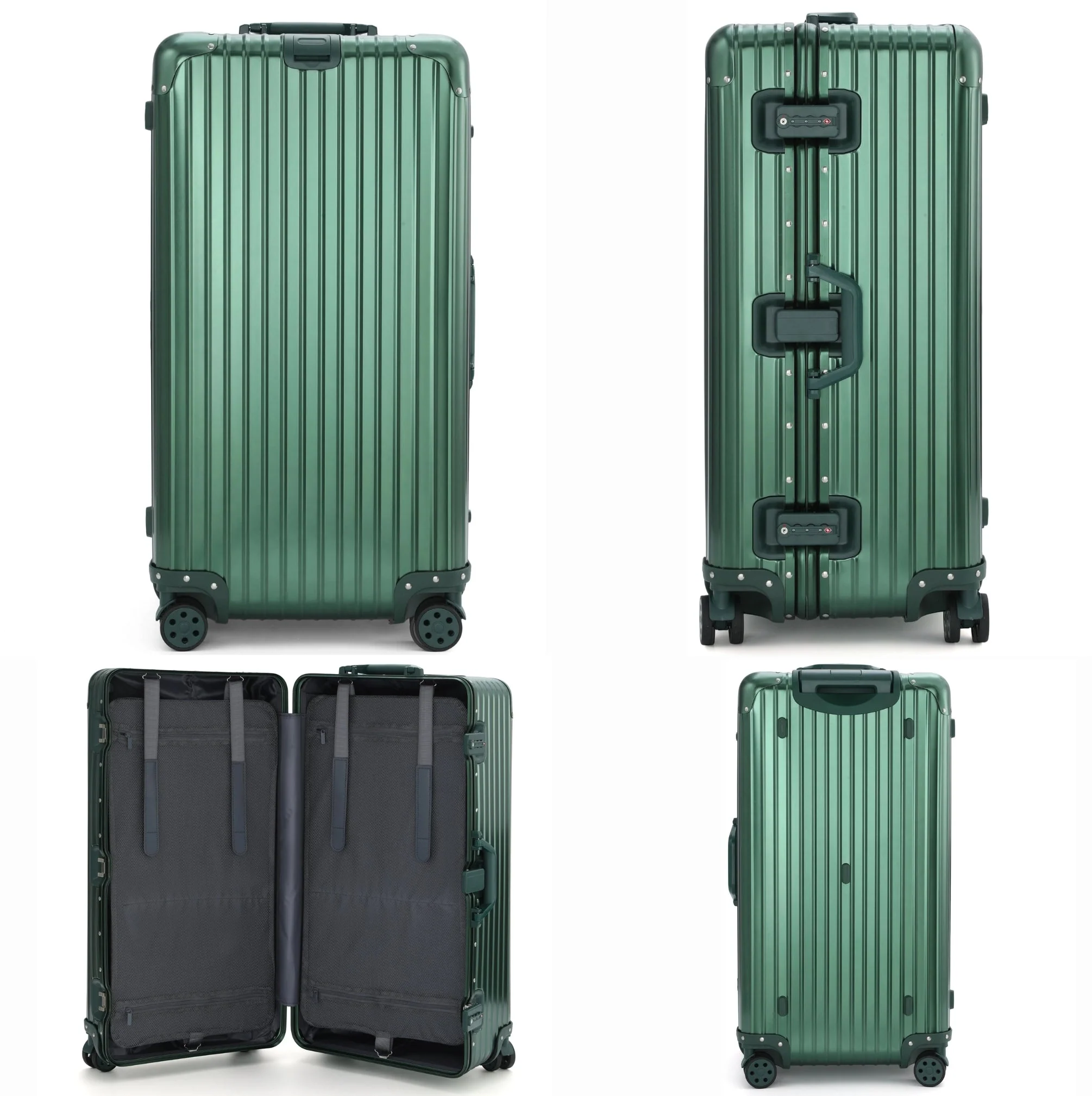 ALUMINUM SUITCASE V2 NEW, STRONGER ALUMINIUM & REMOVEABLE WHEELS