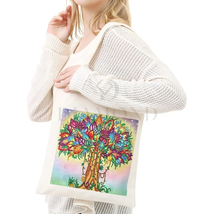 DIY Diamond Painting Canvas Tote Bag - Hope Tree