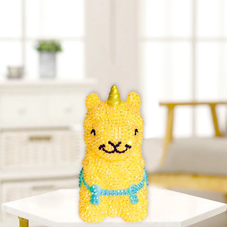 DIY Diamond Painting Night Light - Alpaca