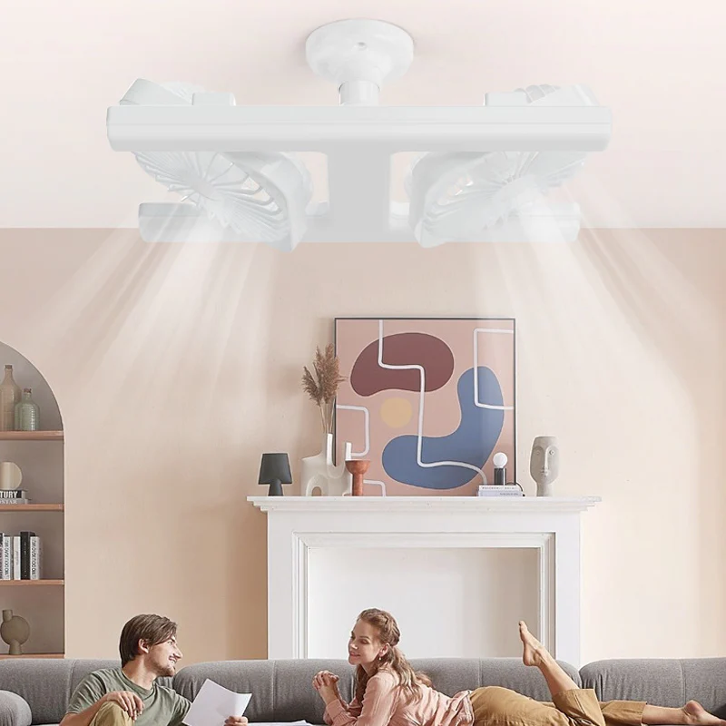 📢📢50% OFF !! ⏰ 2-in-1 LED Ceiling Fan Light – Dual Cooling, Ultra Bright, Tool-Free Install 🌀