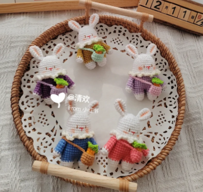 Rabbit dumplings with straps