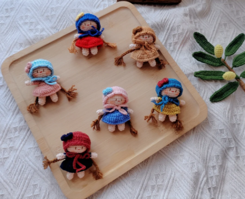 Pigtail girl dumplings