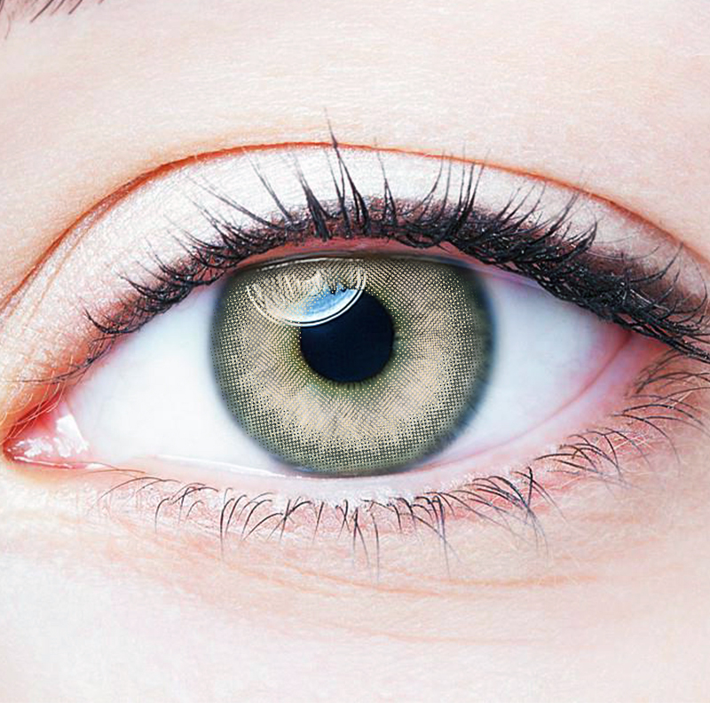 NEBULALENS Glass Brown Yearly Prescription Colored Contact Lenses - NEBULALENS