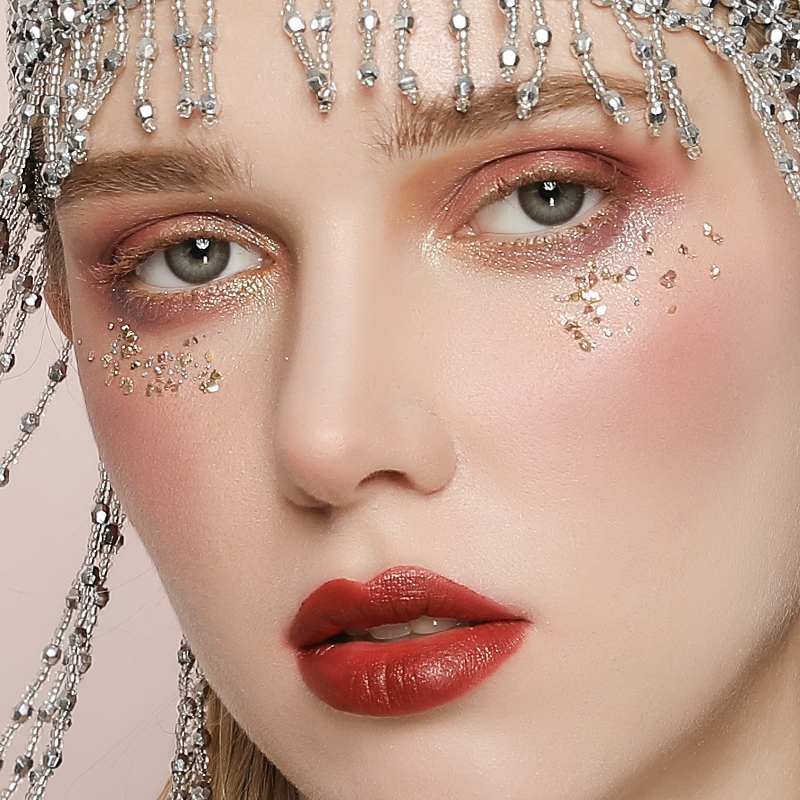 NEBULALENS Little prickly coffee Yearly Prescription Colored Contacts - NEBULALENS