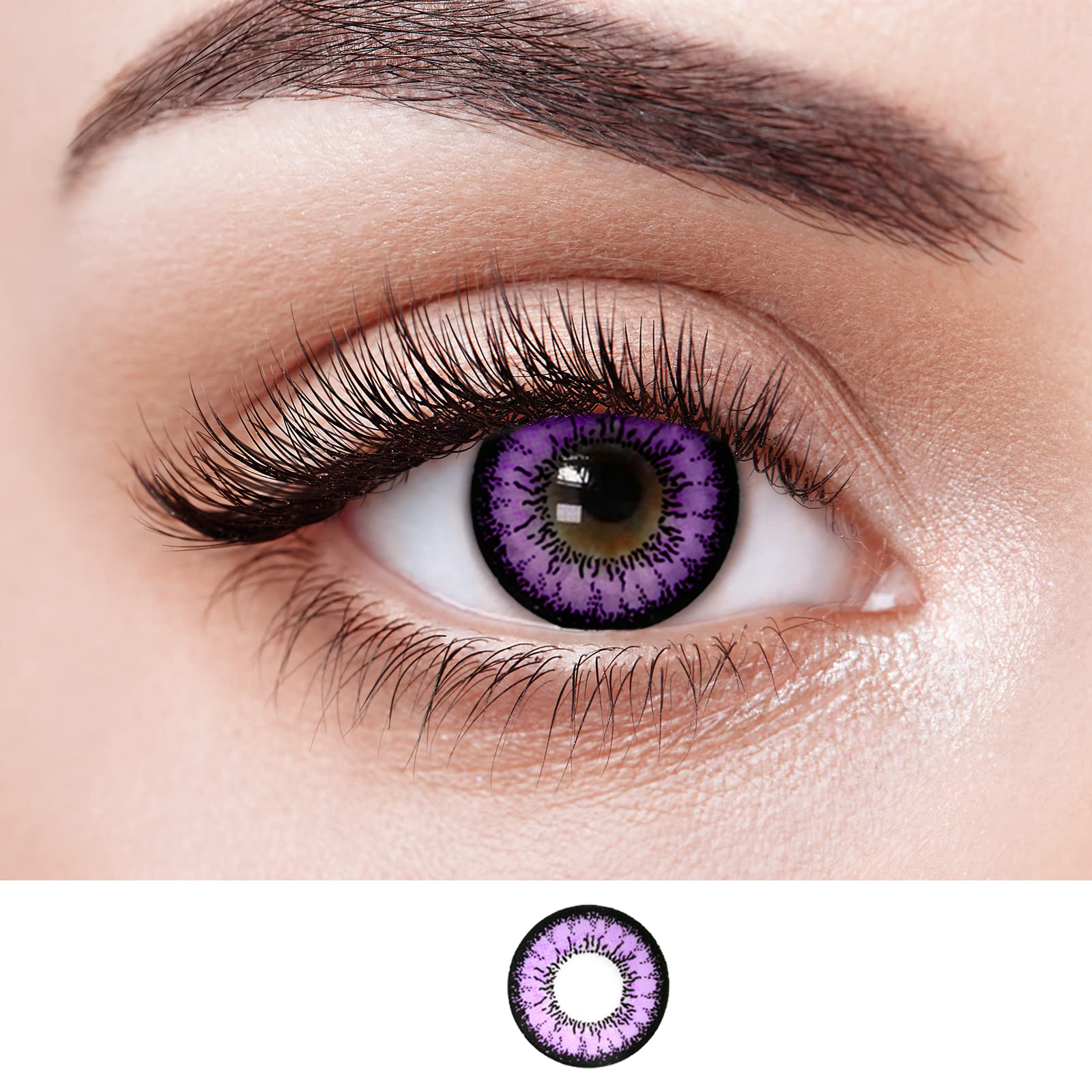 NEBULALENS Honey Colored Contact Lenses - NEBULALENS