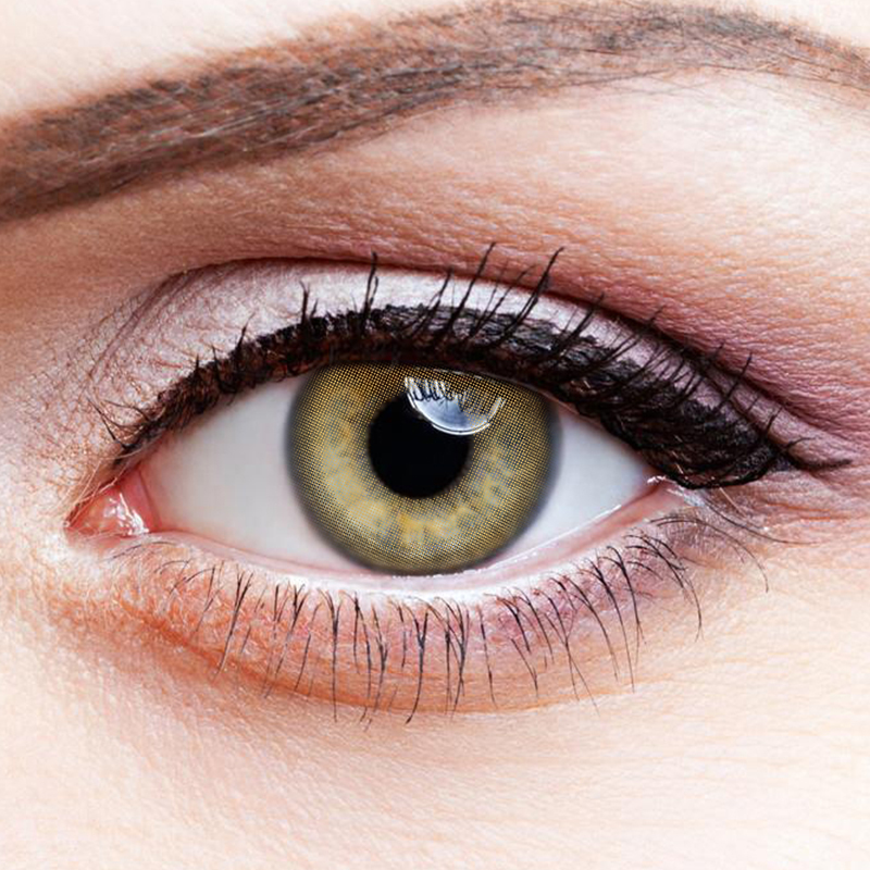 NEBULALENS Milk Tea Ash Yearly Colored Contact Lenses - NEBULALENS