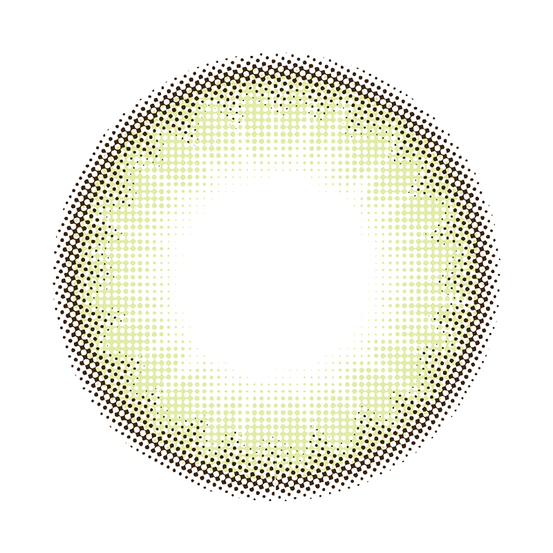 NEBULALENS Louis Green Yearly Prescription Colored Contact Lenses - NEBULALENS