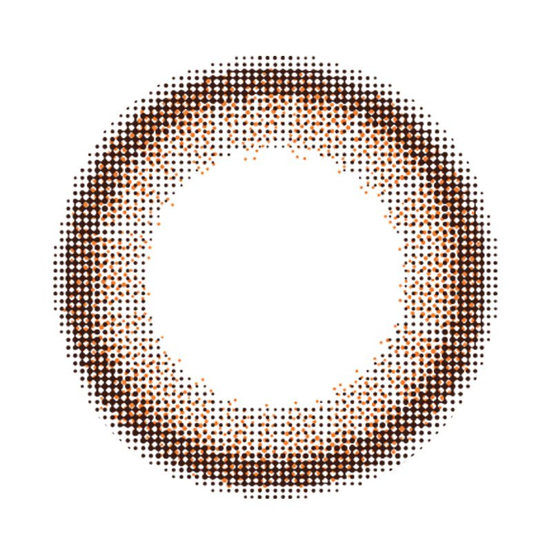 NEBULALENS Gem Brown Yearly Prescription Colored Contact Lenses - NEBULALENS