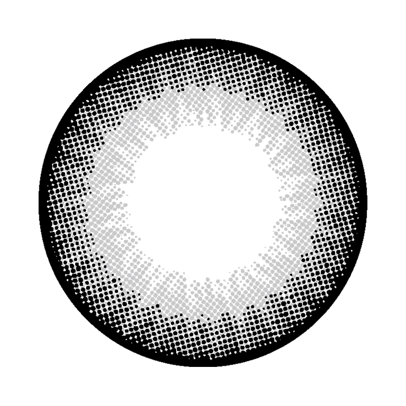 NEBULALENS Honey Fruit Gray Yearly Prescription Colored Contact Lenses - NEBULALENS