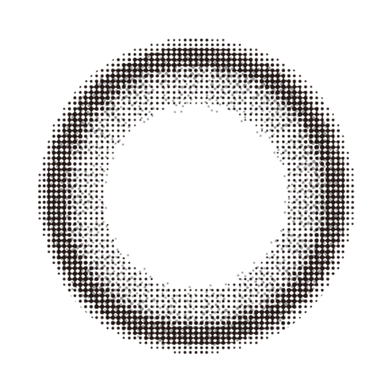 NEBULALENS Gem Black Yearly Prescription Colored Contact Lenses - NEBULALENS