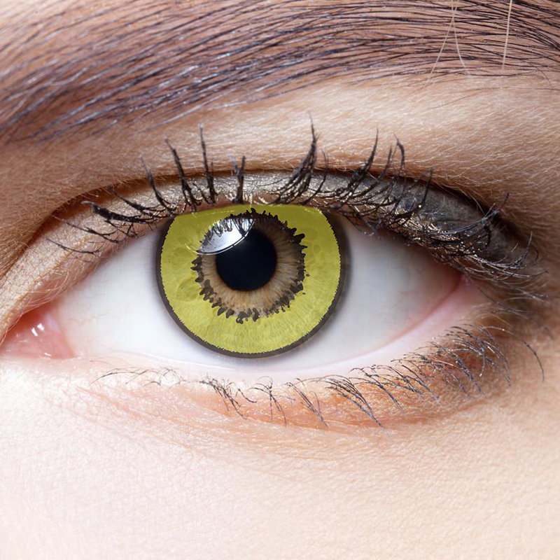 NEBULALENS Harajuku Storm Yellow Yearly Colored Contact Lenses - NEBULALENS