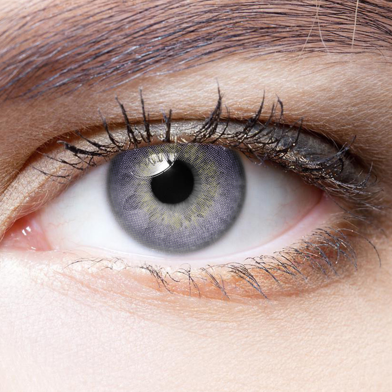 NEBULALENS Hepburn Purple Yearly Prescription Colored Contact Lenses - NEBULALENS