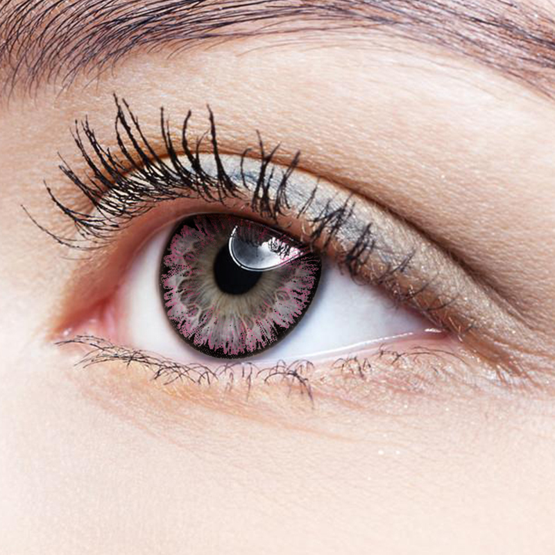 NEBULALENS Ice Pollen Yearly Prescription Colored Contact Lenses - NEBULALENS
