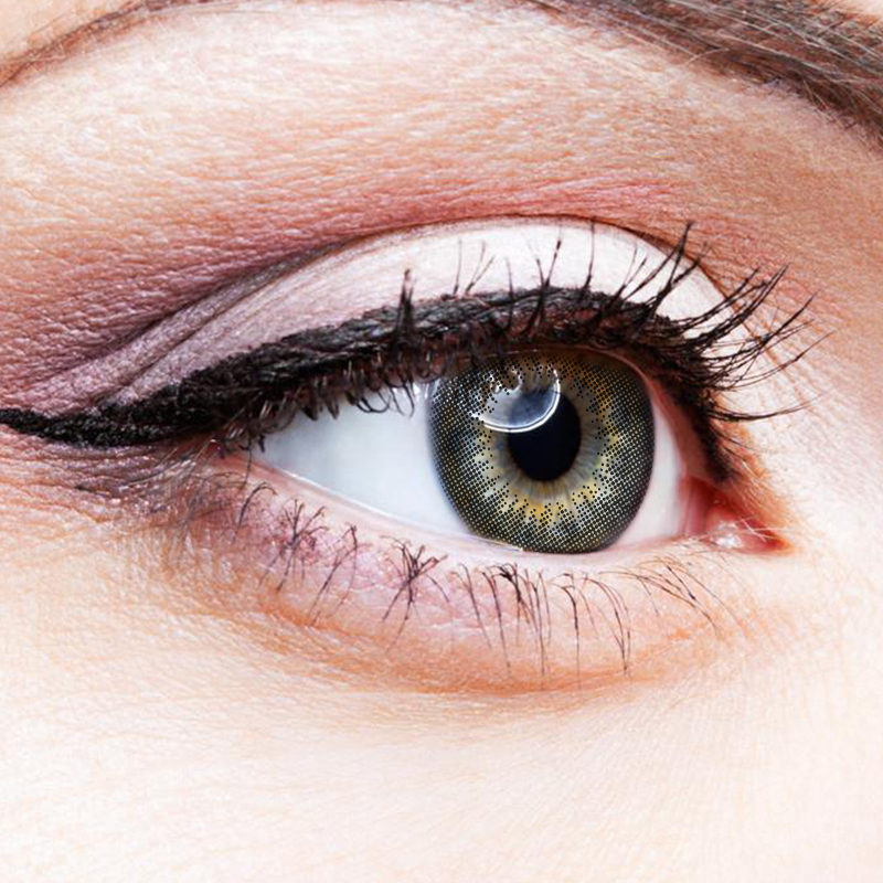 NEBULALENS Audrey Black Yearly Prescription Colored Contact Lenses - NEBULALENS