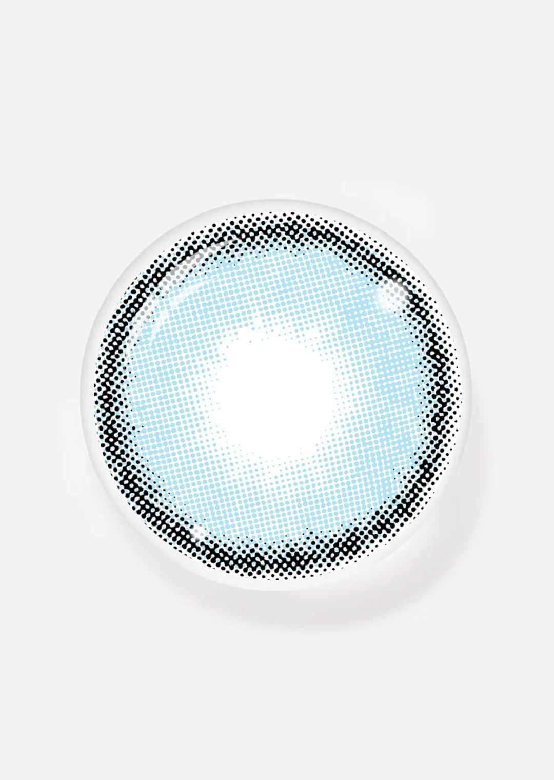 NEBULALENS Mint Blue Yearly Prescription Colored Contact Lenses - NEBULALENS