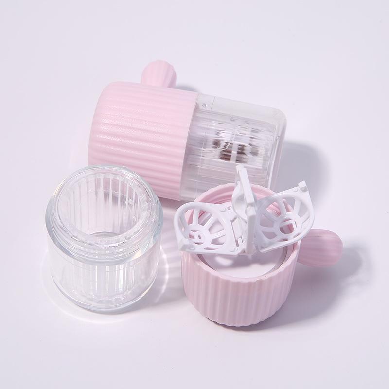 Portable Contact Lens Cleaner Machine - Contact Lens Washer with Drawstring for Daily Care Fast Cleaning Soft and Hard Contact Lenses - NEBULALENS