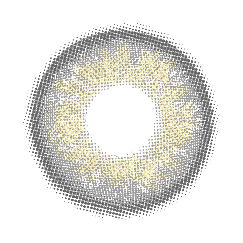 NEBULALENS Russian Girl Grey Yearly Prescription Colored Contact Lenses - NEBULALENS