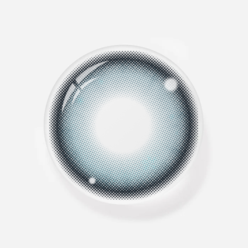 NEBULALENS Dopamine Blue Yearly Colored Contacts - NEBULALENS