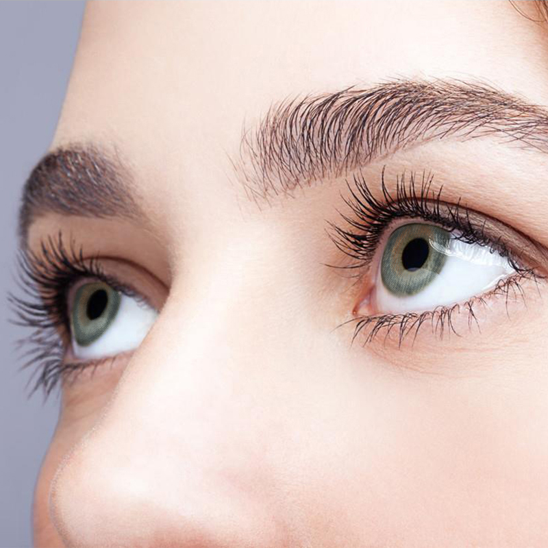 NEBULALENS Hazy Gray Coffee Yearly Prescription Colored Contact Lenses - NEBULALENS