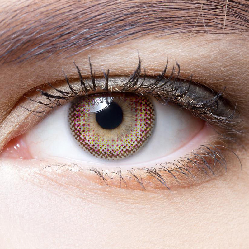 NEBULALENS Mermaid Ji Second Generation Gold Yearly Prescription Colored Contact Lenses - NEBULALENS