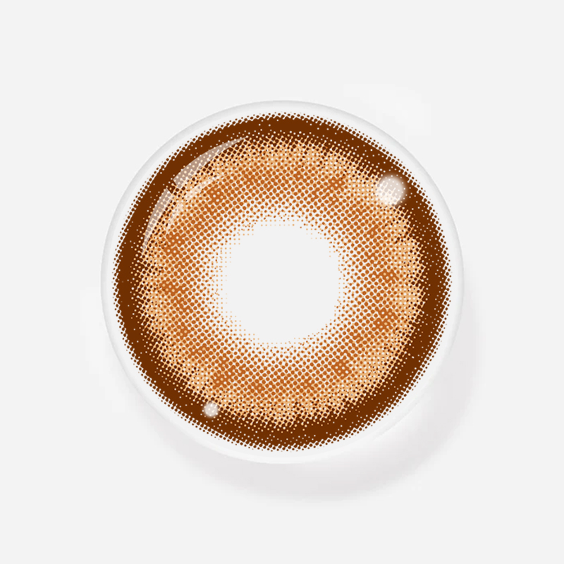 NEBULALENS Hot Blooded Brown Colored Contact Lenses - NEBULALENS