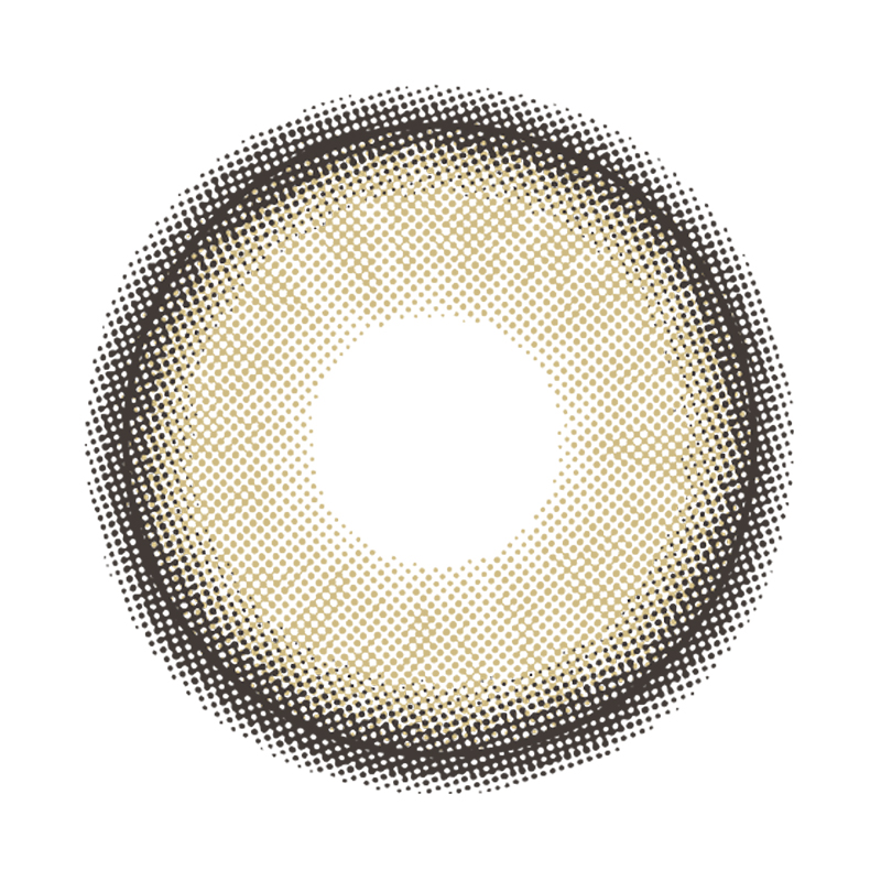 NEBULALENS Pear Brown Yearly Prescription Colored Contact Lenses - NEBULALENS