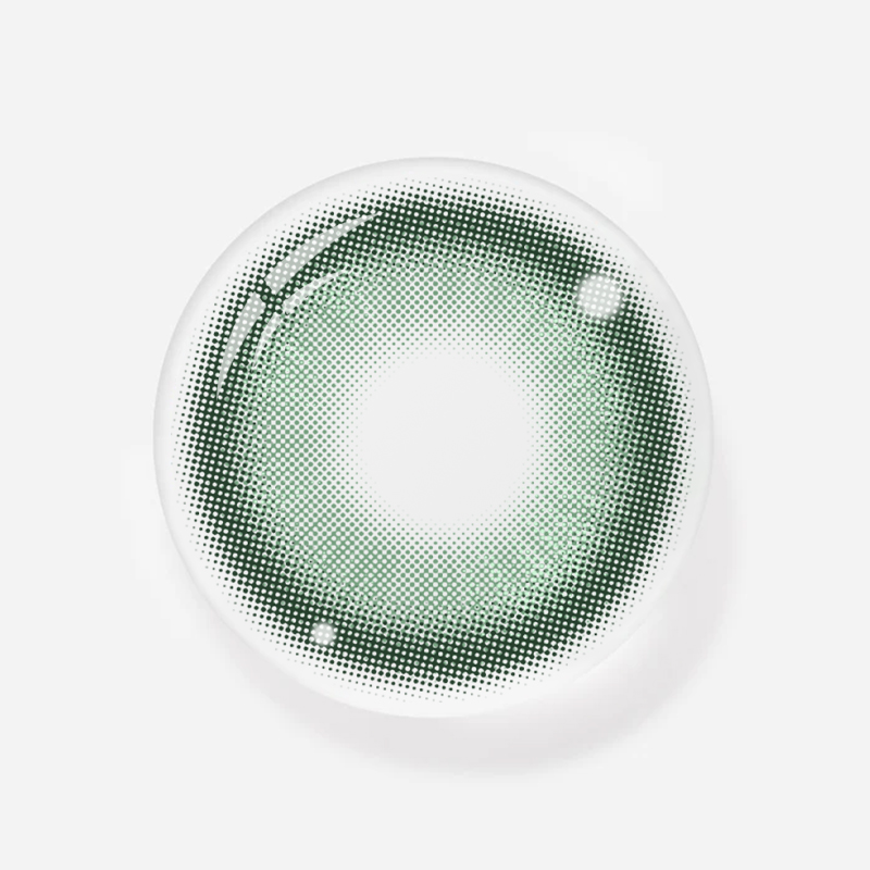NEBULALENS Dopamine Green Yearly Colored Contacts - NEBULALENS