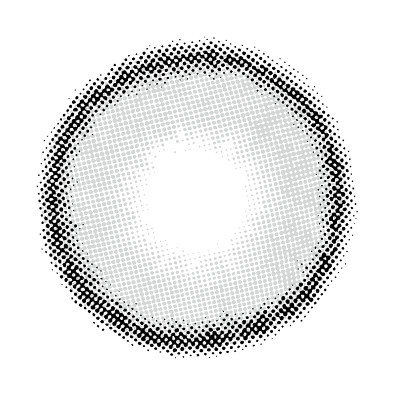 NEBULALENS Mint Grey Yearly Prescription Colored Contact Lenses - NEBULALENS