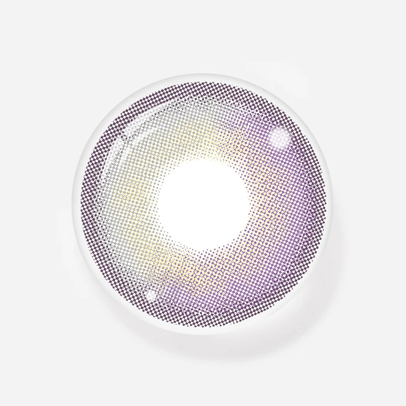 NEBULALENS Wine-Juniper Purple Yearly Prescription Colored Contact Lenses - NEBULALENS