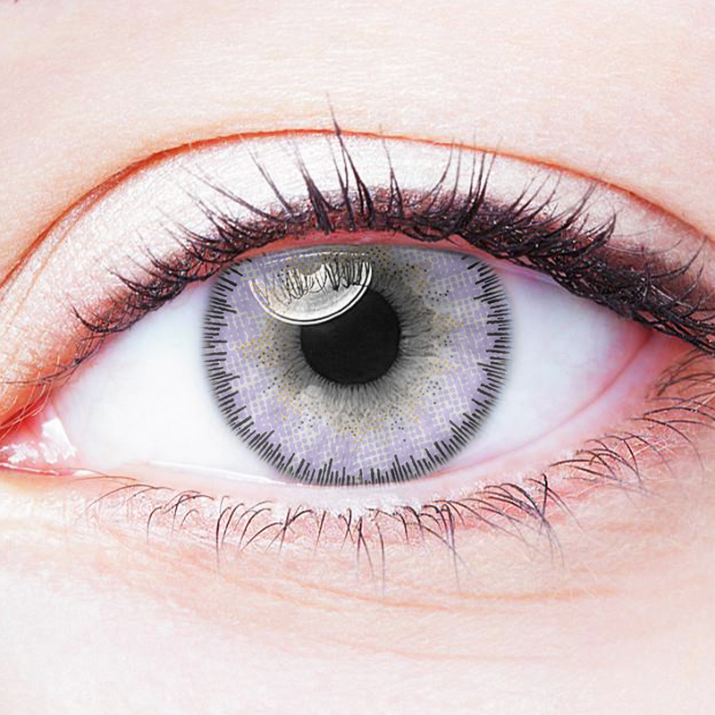 NEBULALENS Angel Ice Blue Purple Colored Contact Lenses - NEBULALENS