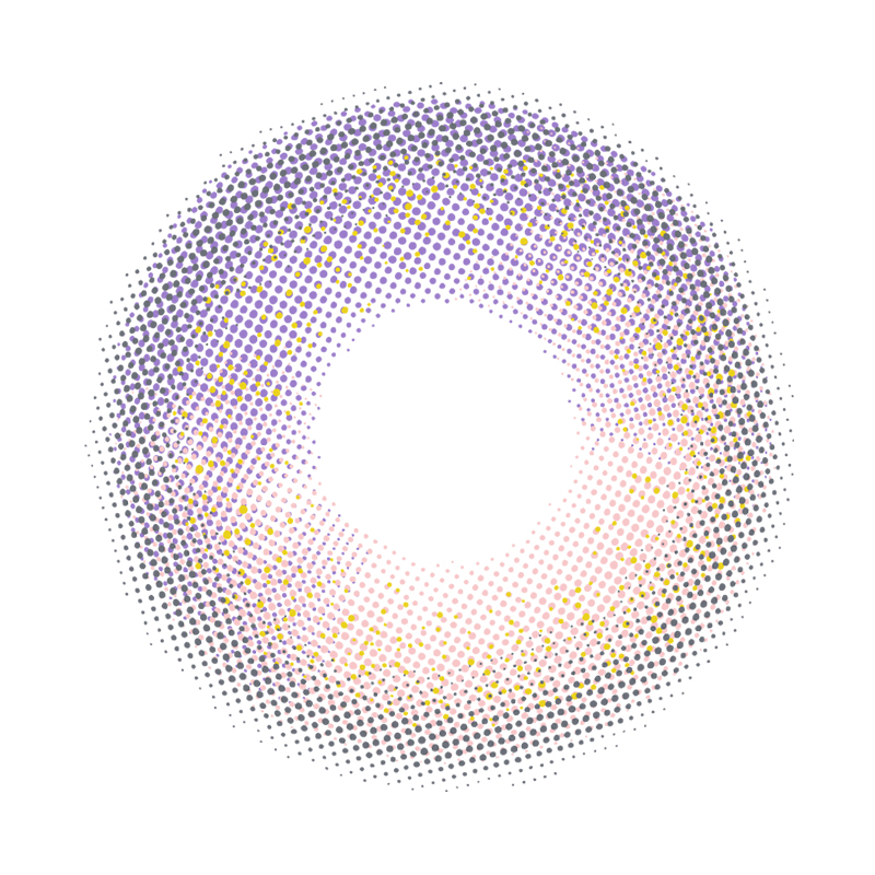 NEBULALENS Milky Way Berry Yearly Prescription Colored Contact Lenses - NEBULALENS